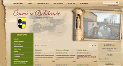 Desktop Screenshot of cerna-u-bohdance.cz