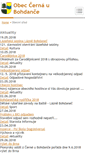 Mobile Screenshot of cerna-u-bohdance.cz