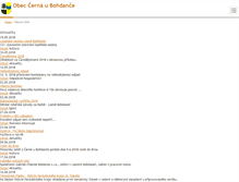 Tablet Screenshot of cerna-u-bohdance.cz